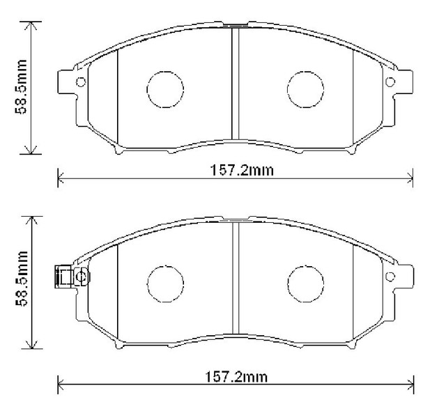Frt Disc Brake Pads ASIMCO Global APD8881301 eBay