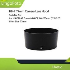 HB-7II 77mm Petal Bayonet Camera Lens Hood For Nikon AF 80-200mm f/2.8d ED