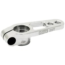NEW NHX RC 25T M3 CNC Aluminum Servo Horn Arms Silver fits Futaba/Savox