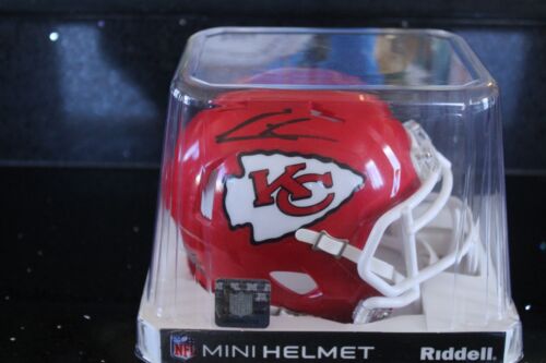 Felix Anudike-Uzomah signed Kansas City Chiefs Speed Mini Helmet Beckett Witness