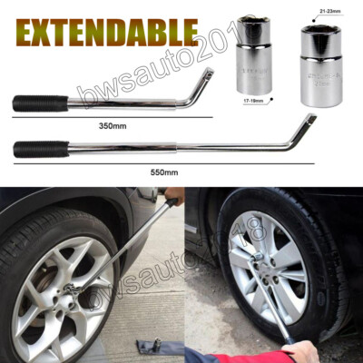 Car Wheel Wrench Telescopic Lug Van CR-V Socket Tire Nut 17 19 21 23mm Car Wheel Wrench Telescopic Lug Van CR-V Socket Tire Nut 17 19 21 23mm