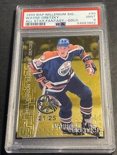 1999 WAYNE GRETZKY BAP SIGNATURE ALL STAR FANTASY GOLD #99 PSA 9  21/25 POP 5