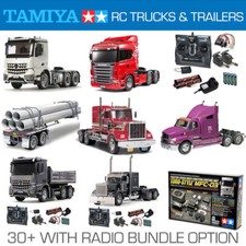 TAMIYA RC Trucks, Trailers and Radio Bundles - Choose