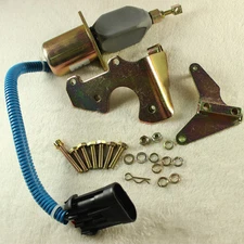 Fuel Shut Off Solenoid Fit For Dodge Diesel Cummins With Bracket Kits 94-98
