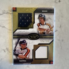 2025 Topps Tier One -Craig Biggio / Jeff Bagwell- Duel Relic # 175/199 Astros