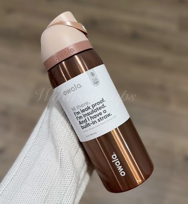Owala FreeSip Metallic Rose Gold / 32oz / Color: In Good Company