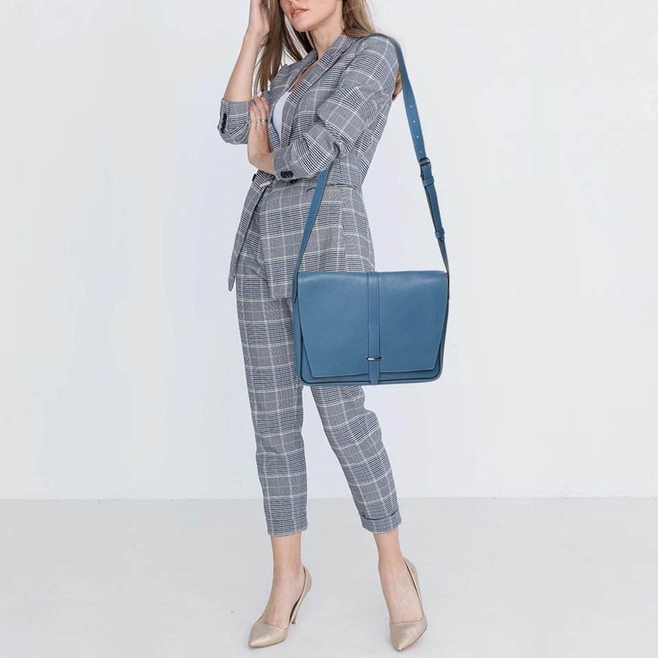 Bolso Mensajero Hermes Azur Evercolor Steve Light Foto 2 de 4