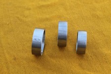 3 pc. damascus steel finger ring valentines family gift 13.5/12.5/9.5 US SIZE