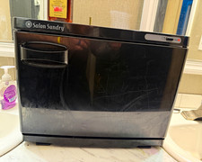 Salon Sundry Countertop Sterilizer / Towel Warmer Unit, Black Towel Warmer