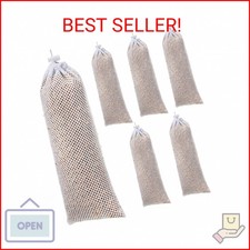 Weewooday 6 Pieces Finch Sock Feeder, Thistle Seed Sock Bird Feeder, Instant See