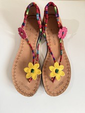 NEW Women's Summer Sandals Comfort Floral Casual Flat Flip Flop Handmade