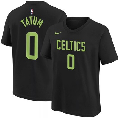 NIKE BOSTON CELTICS NBA CITY EDITION YOUTH JAYSON TATUM #0 SHIRT MEDIUM 10/12