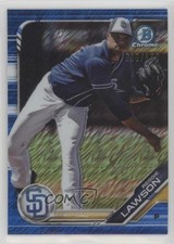 2019 Bowman Chrome Prospects Blue Shimmer Refractor 90/150 Reggie Lawson s3g