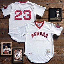 RARE LUIS TIANT BOSTON RED SOX Mitchell & Ness Authentic 1975 Throwback Jersey M