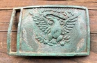 Civil War U.S. Model 1851 Eagle Sword Belt Plate Dug Relic w/ Hook