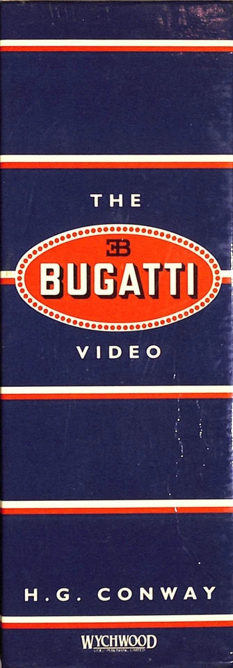 HG Conway ~ The BUGATTI VIDEO ~ 2 Volume Box Set with Reference DATA BOOK ~ 1989 - Image 4 of 4