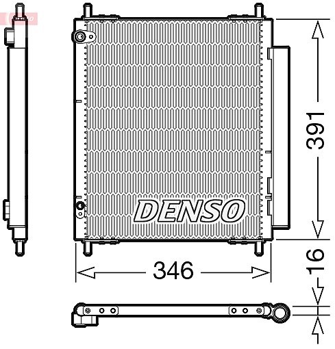 Denso Kondensator, Klimaanlage U.A. FüR CitroËN, Mitsubishi, Peugeot-image