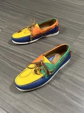 Polo Ralph Lauren Merton Boat Casual Fashion Colorblock Shoes Men’s Size 10.5D