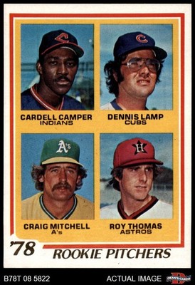 1978 Topps #711 Cardell Camper Rookie Pitchers 8 - NM/MT