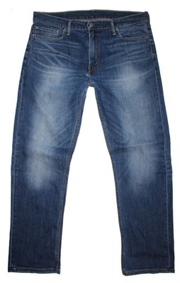 Levis Herren Jeans Hose 504 Regular Straight Stretch W36 L32 blau Levi's *