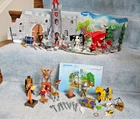 2010 & 2006 Vintage Playmobil 4160 4153 Medieval Knights Dragon Duel Land Sets