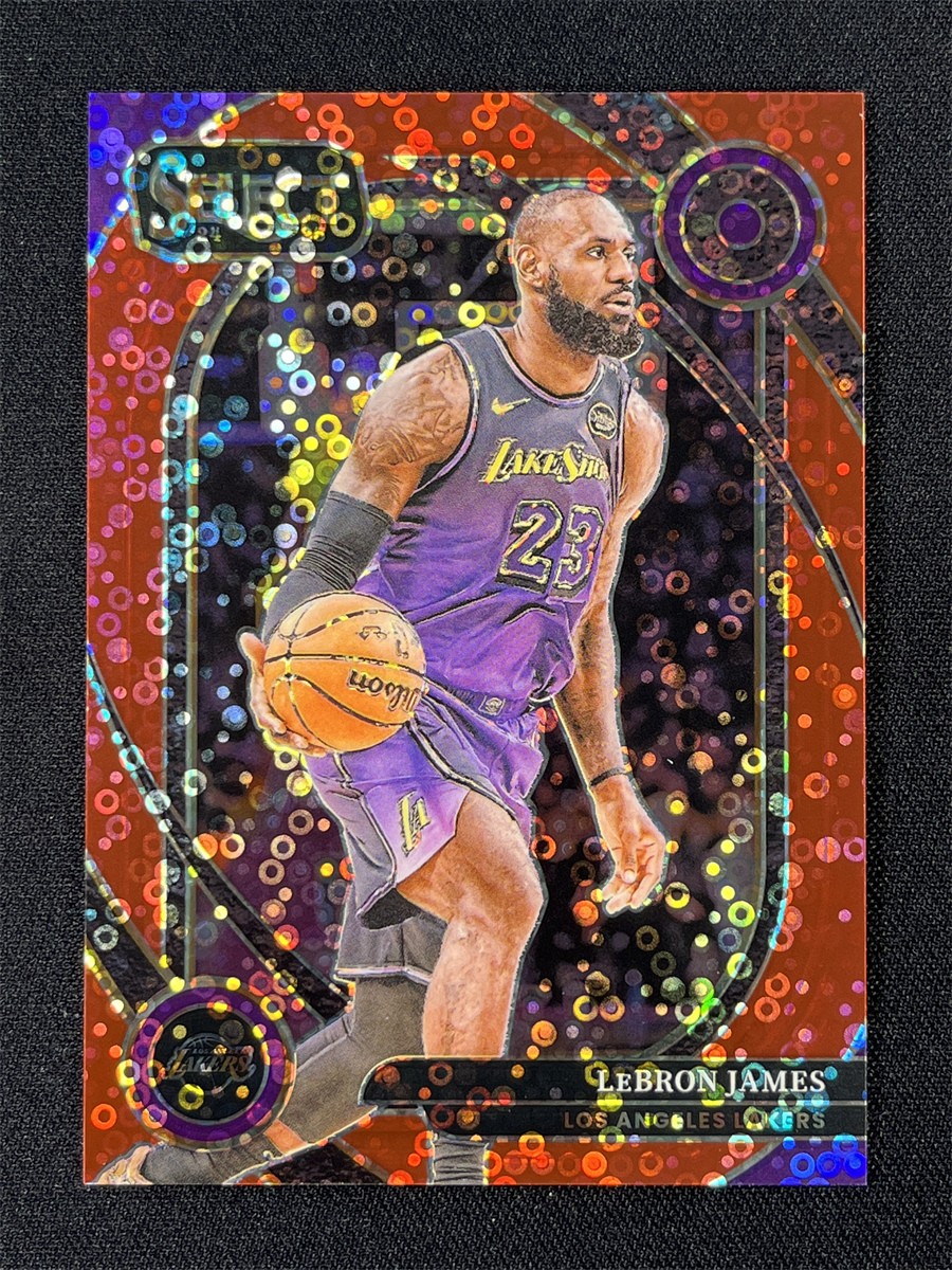 2024-25 Panini Select LeBron James #241 Courtside Red Disco Prizm Lakers /49