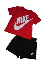 Nike Boys Dri-Fit Athletic Outfit Shirt Shorts Set Toddler 2T NWT