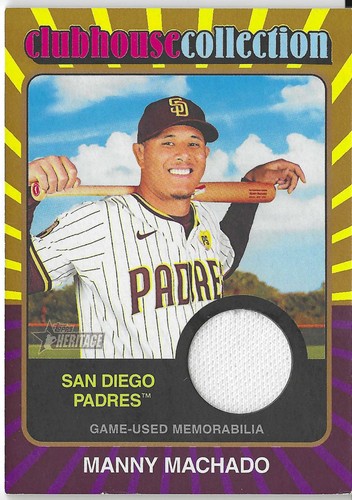 Topps Heritage Clubhouse Collection Memorabilia/Relic Cards - You Pick Upd 2/7 - Afbeelding 24 van 111