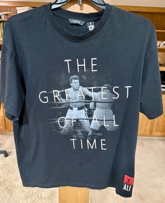 Muhammad Ali The Greatest Of All Time T-Shirt Black Size Large Short Sleeve