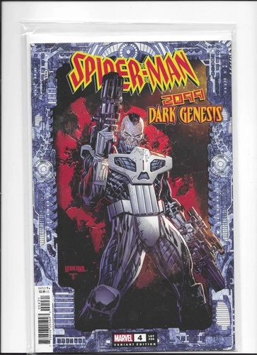 Spider-Man 2099 Dark Genesis #4 Ken Lashley Punisher Variant Marvel