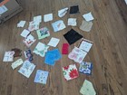 Lot 25 ~ Vintage Hankies Flowers Lace Tatting Embroidery Floral Vines