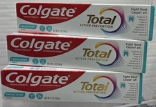 3 Colgate Total - Fresh Mint PASTE 5.1 oz - Expires 1/2028