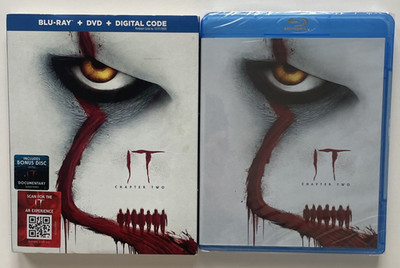 It: Chapter Two (Blu-ray 2019) James McAvoy Bill Hader w/ Slipcover NEW & SEALED