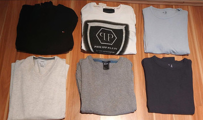 6x Herren Kleiderpaket langarm Shirts Pullover Gr. S Old Navy GAP