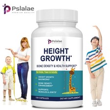 Height Growth - Calcium, Vitamin D, Increased Potent Bone Growth  Joint Health