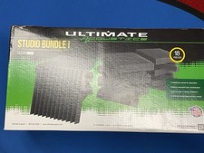 Ultimate Acoustics Wedge Style Acoustic Wall Panels 12  X 12  X 2  Set Of 18