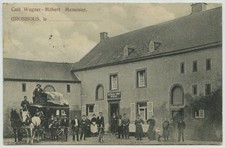 (Luxembourg) Grosbous. Café Wagner. Milbert menuisier. Rarissime.