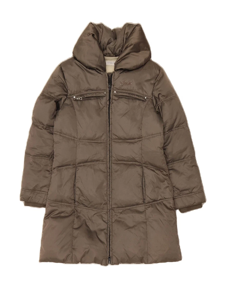 Doudoune Parka Geox Pour Fille Taille 8 Ans - Bleu, Coton, Occasion Très Bon état