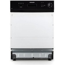 Montpellier MDI655K - Black Semi Integrated Dishwasher - E energy