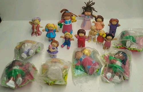 Vintage Cabbage Patch Kids Mini Figures Lot 1990’s 1992 PVC Figurines Dolls