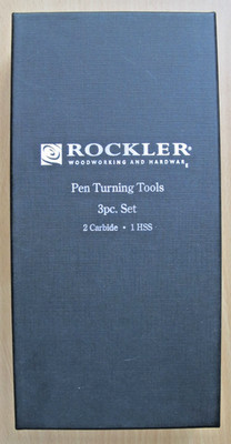 ROCKLER Pen-Turning Ergonomic Turning Tools 2 Carbide 1 HSS