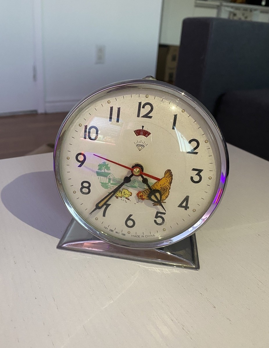 VTG Animated Pecking Chicken/Hen Alarm Clock Diamond Shanghai