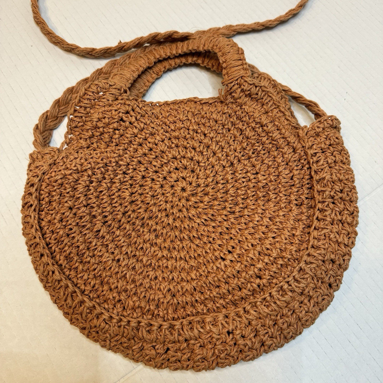Universal Thread Woven Straw Shoulder/Crossbody B… - image 4
