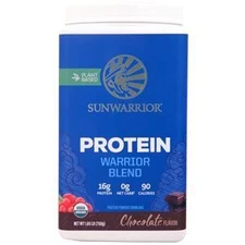 SunWarrior Warrior Blend - Plant Based Organic Protein Chocolate 750 grams