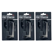 3 Pack Emergency Flint Starter Striker Lighter Camping Survival Outdoor New