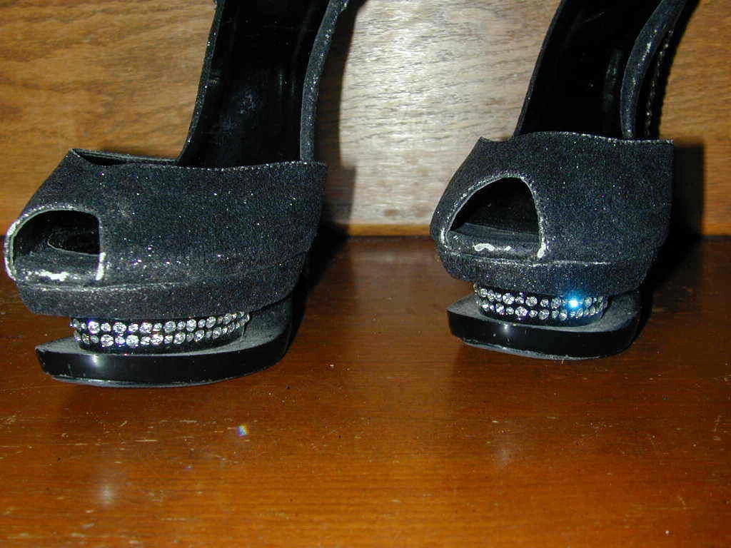 SHOES STILETTOS Shiekh High Heels Stiletto 8 Fancy Diamond Bling
