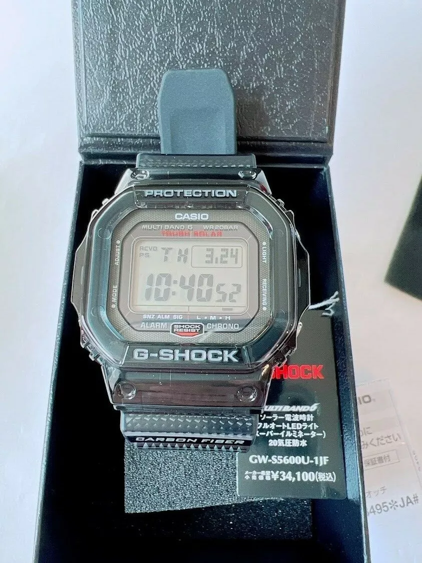 カシオG-SHOCK電波ソーラーGW-S5600U-1JF-