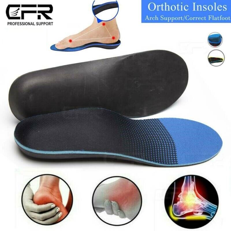 Plantar Fasciitis Arch Support Insoles Shoe Inserts Orthotic Flat Feet Foot Pain