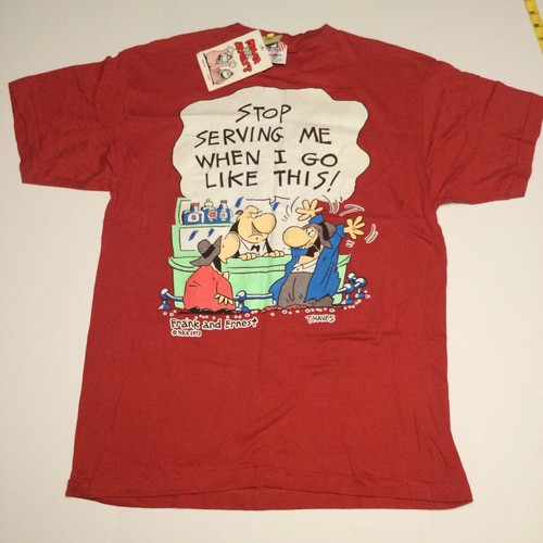 VTG Frank & Ernest at a Bar T-Shirt Red Sz L with tags! Never worn or washed! - Picture 2 of 7