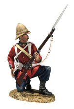 BRITAINS ANGLO ZULU WAR 20186 BRITISH 24TH REGIMENT OF FOOT KNEELING LOADING